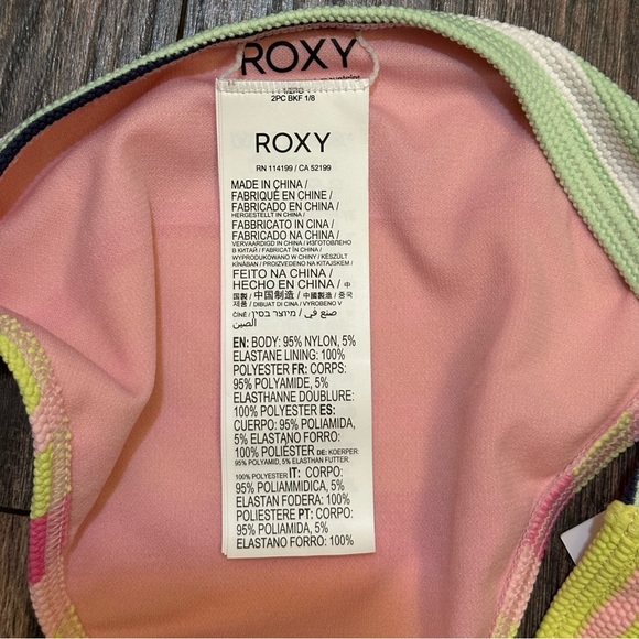 Roxy BNWT medium coverage bikini bottom size small - Picture 9 of 14